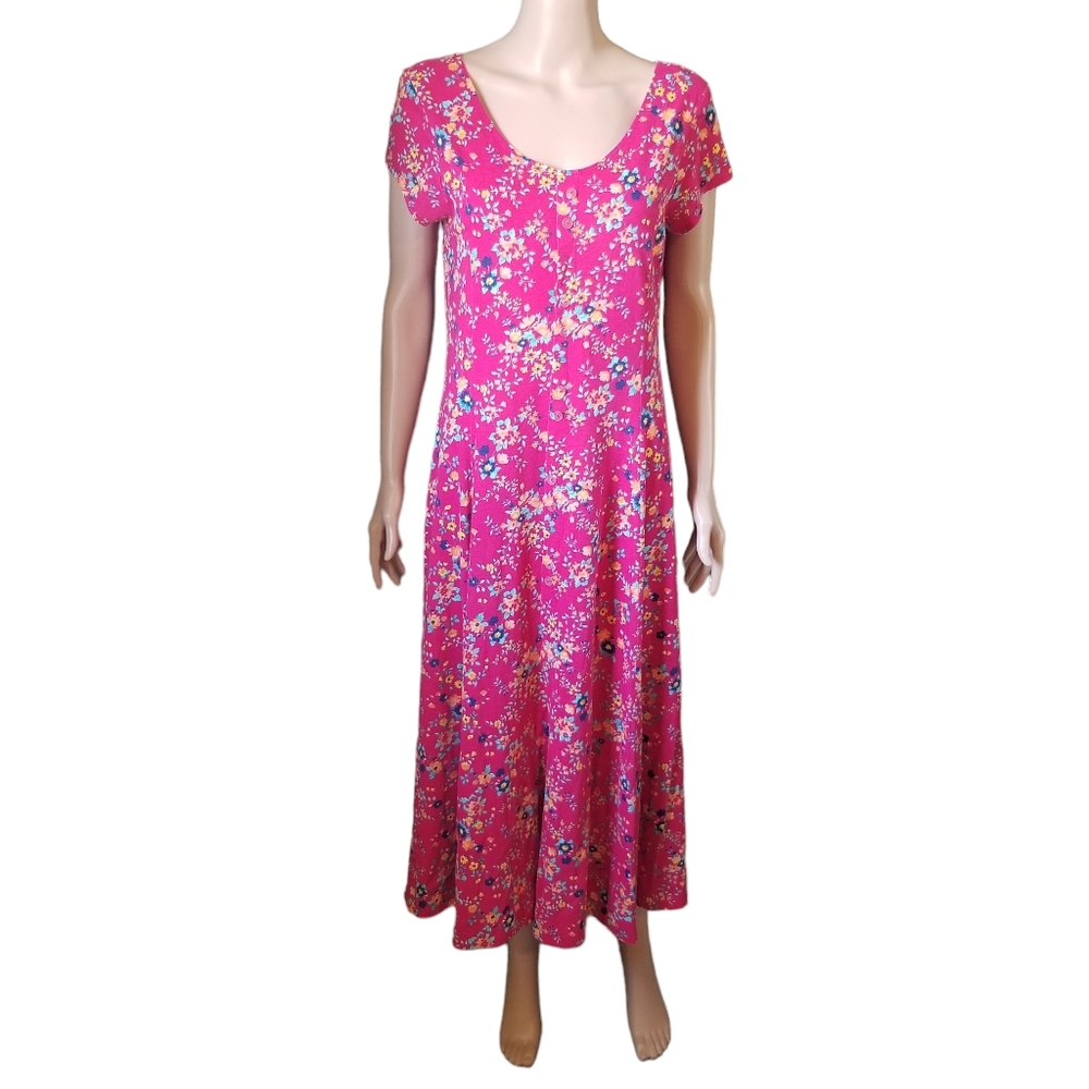 Vintage Floral Maxi Dress
